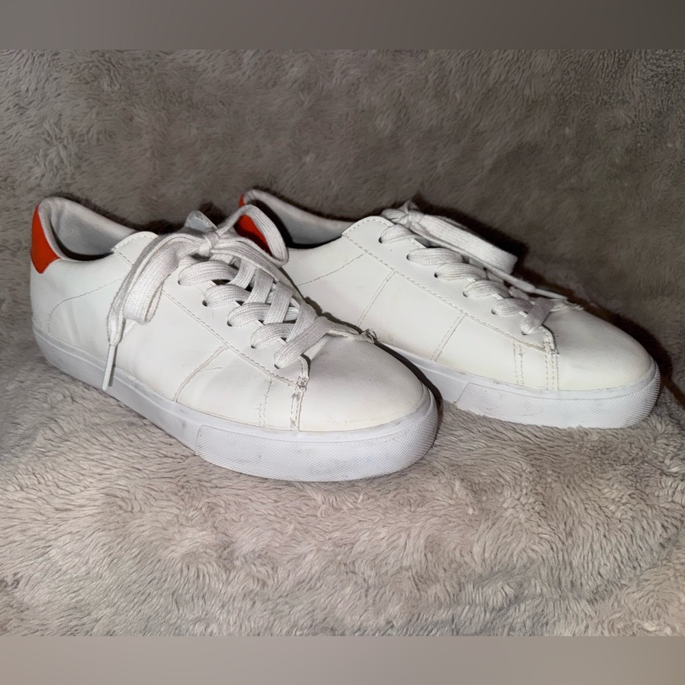 Mango White and Orange Sneakers